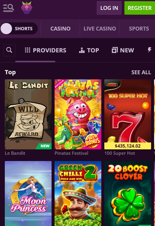 Malina Casino Mobile