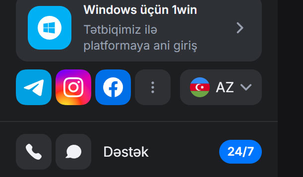 1Win Casino Customer Support