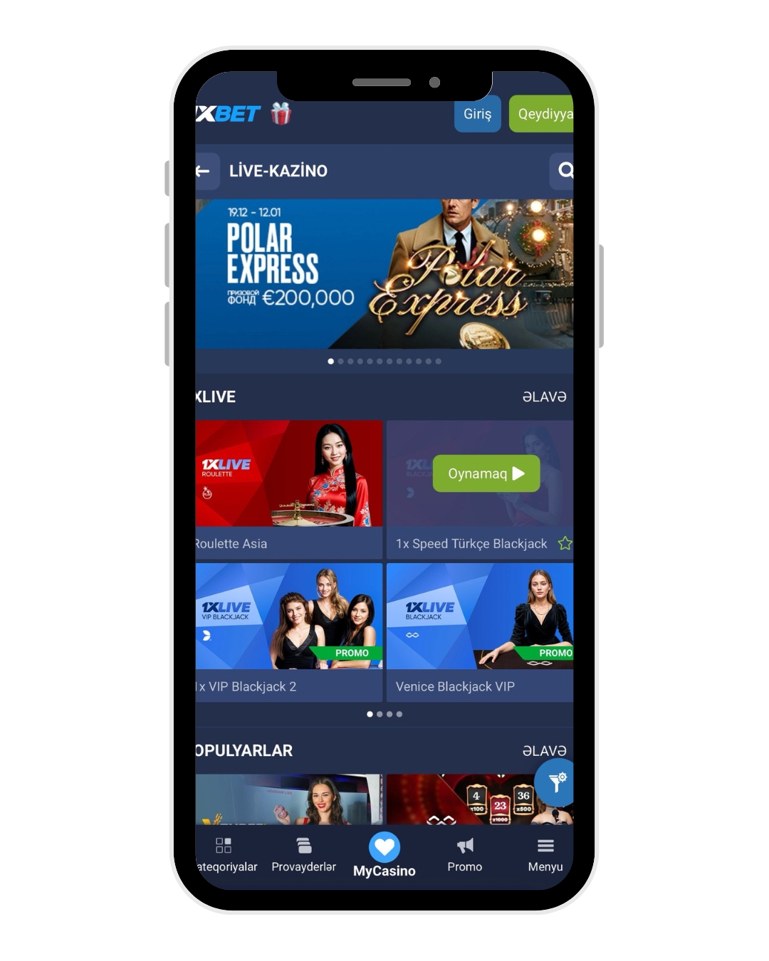 1xbet casino mobile