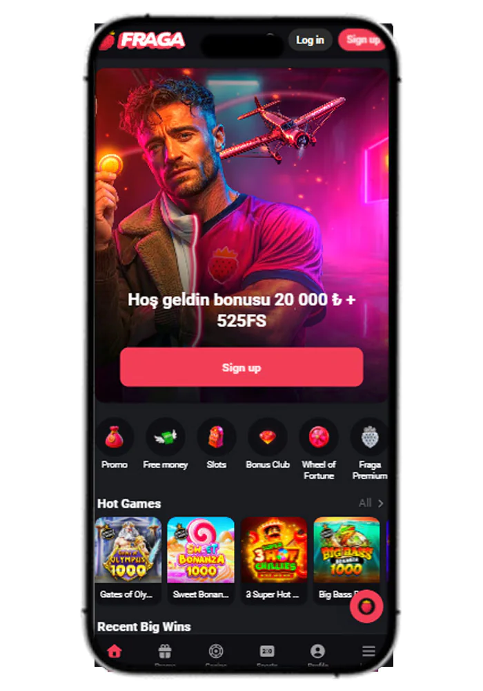 Fragabet Casino Mobile Shot