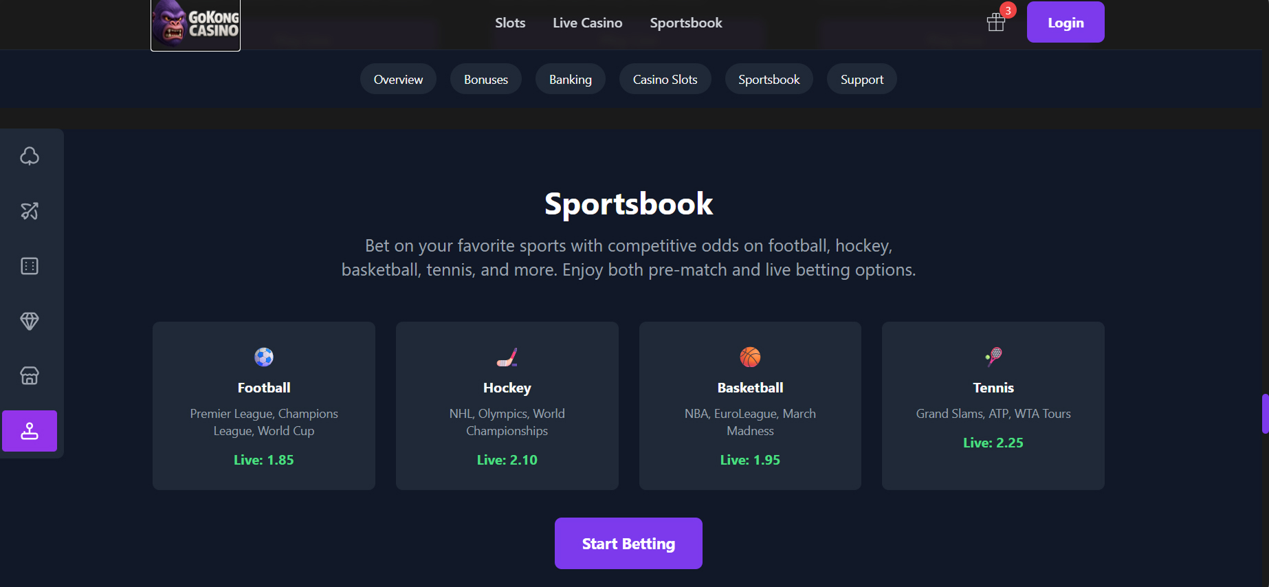 GoKong Casino Sportsbook