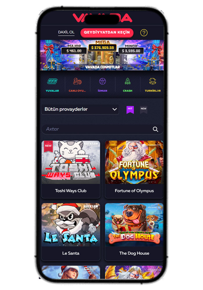 Vavada Casnio Mobile View