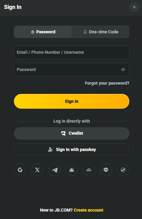 JB Casino Login