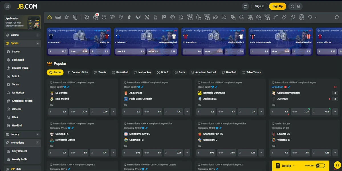 JB Casino Sports Betting